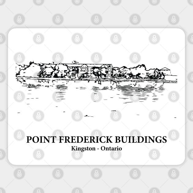 Point Frederick Buildings - Kingston ON Magnet by Lakeric